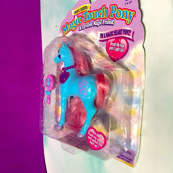MAGIC TOUCH PONY VINTAGE 90s MAGIC HEART PONY MIRANDA HEARTS LIGHT UP & BLINK - Picture 12 of 16
